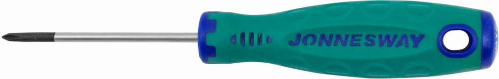 Отвертка стержневая крестовая ANTI-SLIP GRIP, PH0x60 мм Jonnesway D71P060
