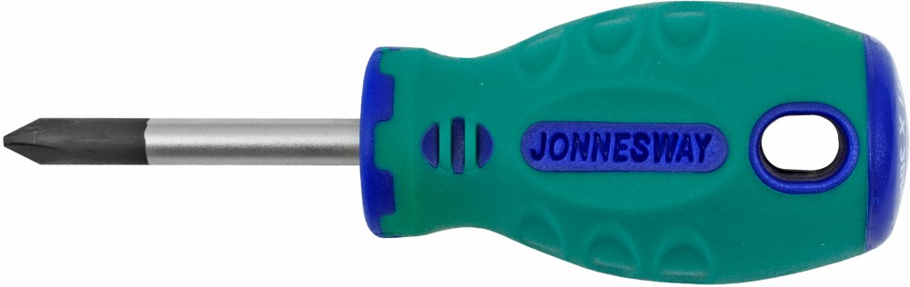 Отвертка стержневая крестовая ANTI-SLIP GRIP, PH1x38 мм Jonnesway D71P138