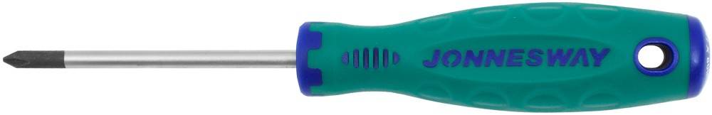 Отвертка стержневая крестовая ANTI-SLIP GRIP, PH1x80 мм Jonnesway D71P180