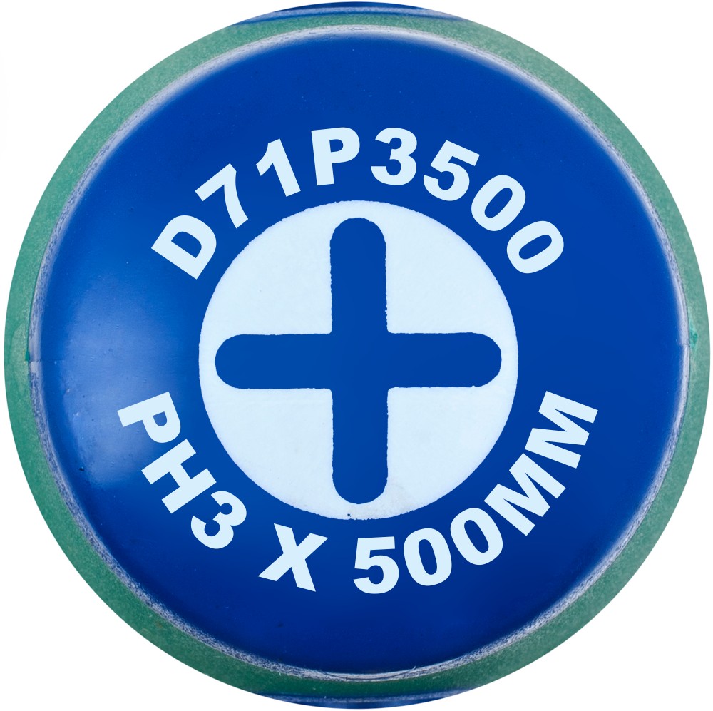 Отвертка стержневая крестовая ANTI-SLIP GRIP, PH3x500 мм Jonnesway D71P3500