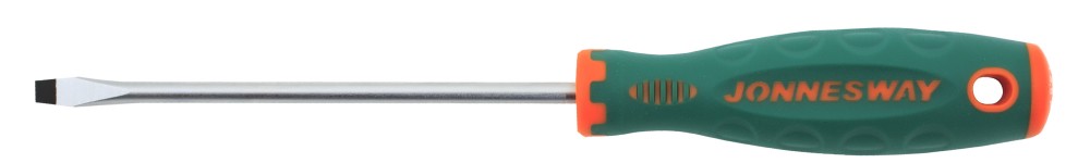 Отвертка стержневая шлицевая ANTI-SLIP GRIP, SL5.5х125 мм Jonnesway D71S5125