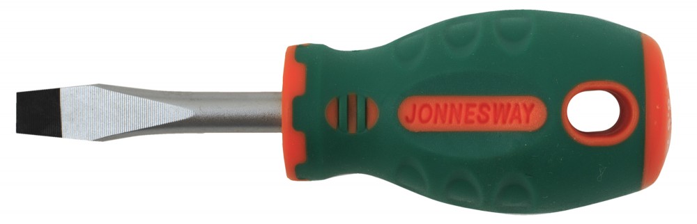Отвертка стержневая шлицевая ANTI-SLIP GRIP, SL5.5х38 мм Jonnesway D71S538