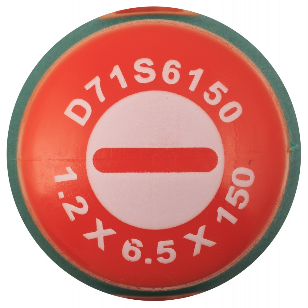 Отвертка стержневая шлицевая ANTI-SLIP GRIP, SL6.5х150 мм Jonnesway D71S6150