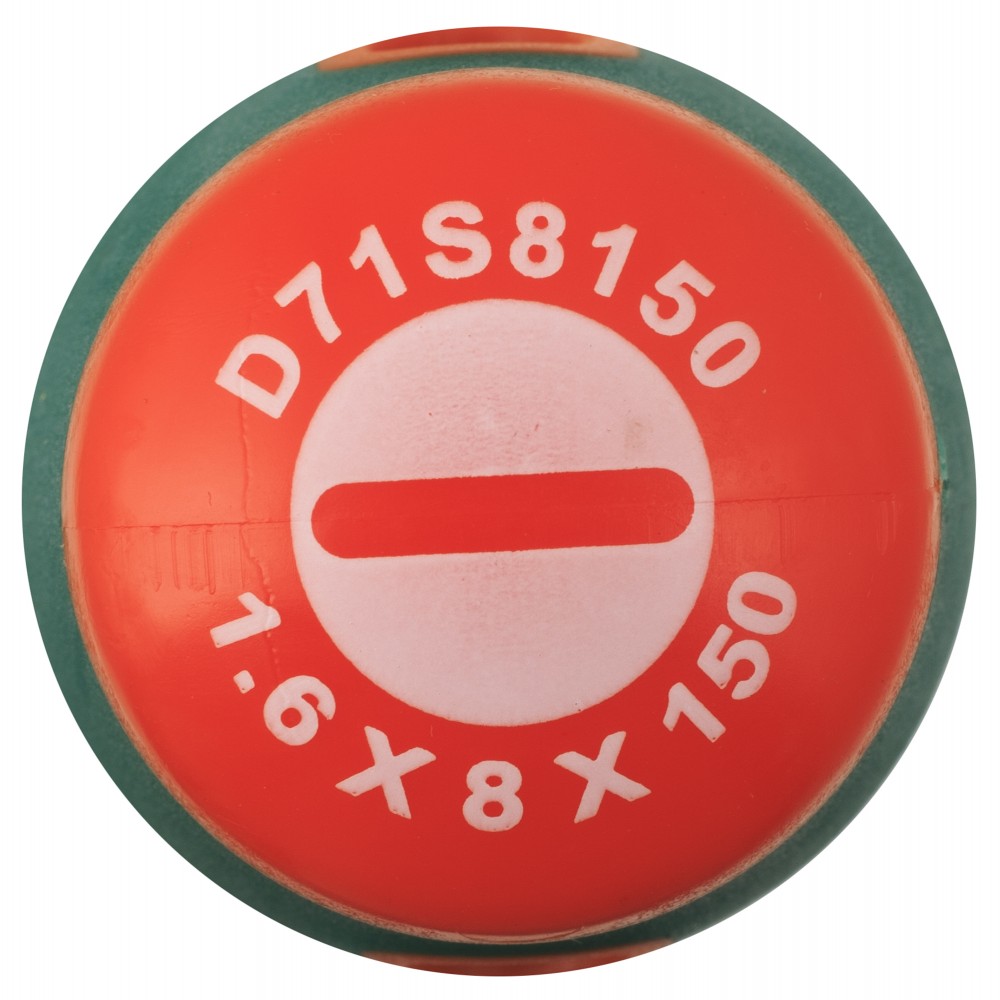 Отвертка стержневая шлицевая ANTI-SLIP GRIP, SL8.0х150 мм Jonnesway D71S8150