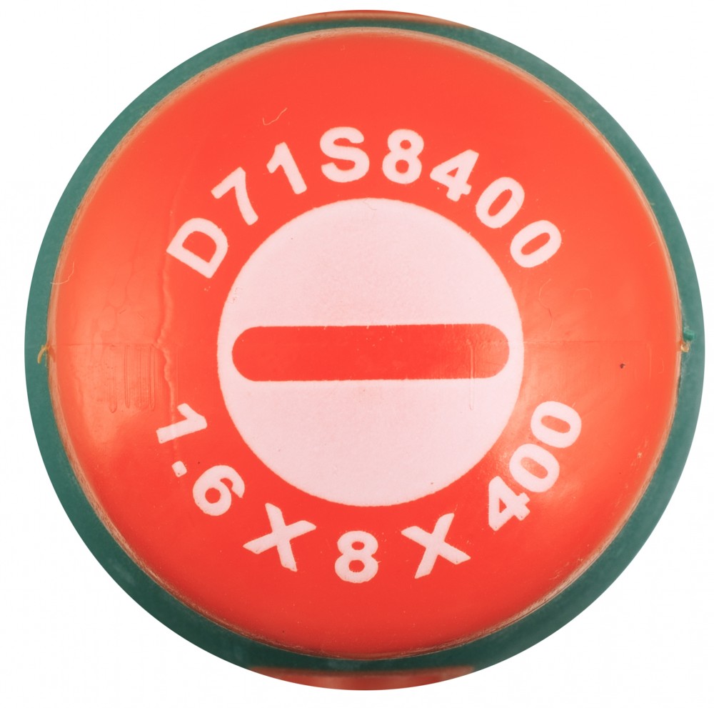 Отвертка стержневая шлицевая ANTI-SLIP GRIP, SL8.0х400 мм Jonnesway D71S8400