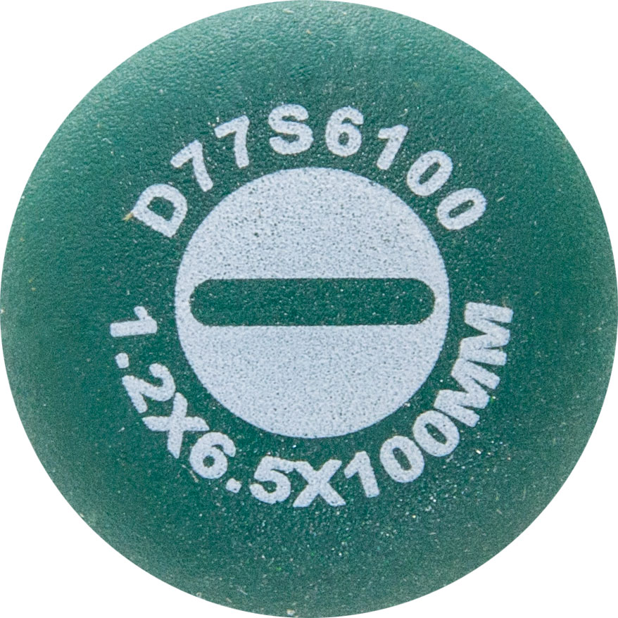 Отвертка стержневая шлицевая ANTI-SLIP GRIP, SL6.5х100 мм Jonnesway D77S6100