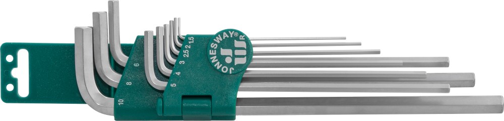 Набор ключей торцевых шестигранных удлиненных, 9 предметов Jonnesway H03S109S