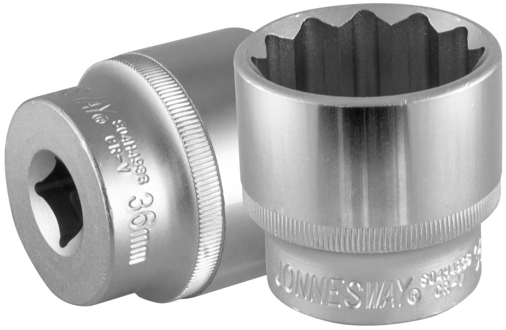 Головка торцевая 12-гранная 1/2"DR, 36 мм Jonnesway S04H4936