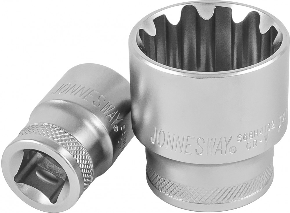 Головка торцевая SUPER TECH 1/2"DR, 22 мм,7/8",E28 Jonnesway S68H4122
