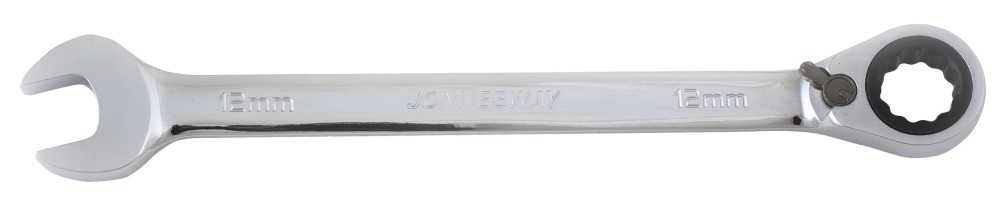 (W60112) Ключ гаечный комбинированный трещоточный с реверсом, 12 мм Jonnesway W106112