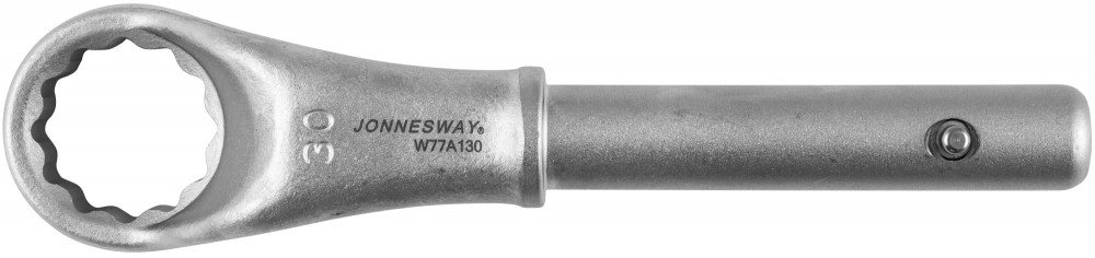 Ключ накидной усиленный, 30 мм, d18.5/200 мм Jonnesway W77A130