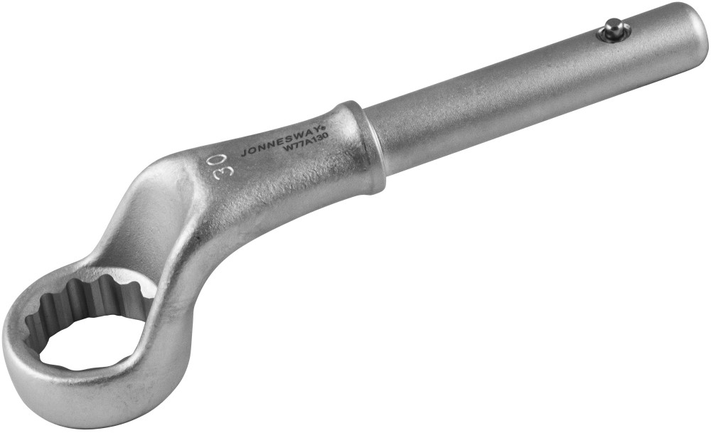 Ключ накидной усиленный, 30 мм, d18.5/200 мм Jonnesway W77A130