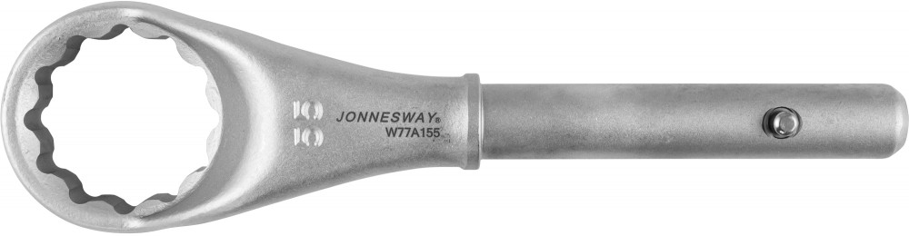 Ключ накидной усиленный, 55 мм, d24.5/300 мм Jonnesway W77A155