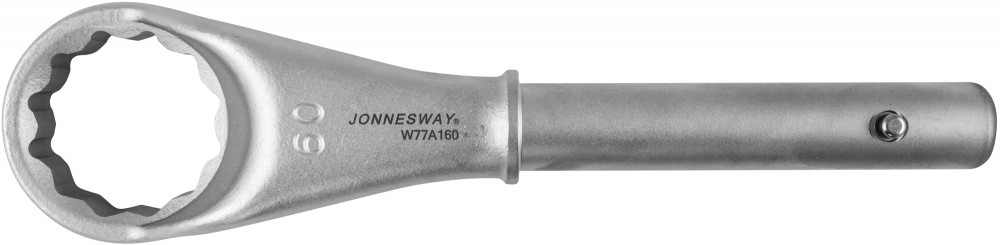 Ключ накидной усиленный, 60 мм, d29.5/345 мм Jonnesway W77A160