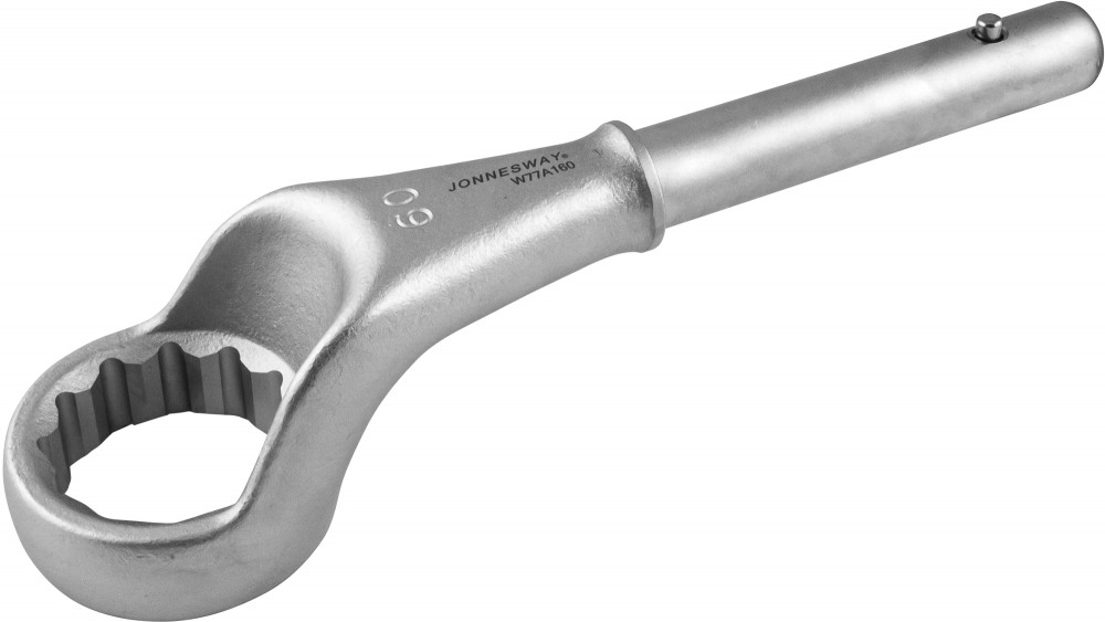 Ключ накидной усиленный, 60 мм, d29.5/345 мм Jonnesway W77A160