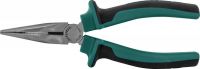 Длинногубцы изогнутые с двухкомпонентными рукоятками 8" Jonnesway P1218