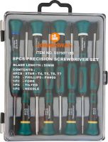Набор отверток для точной механики, 50 мм, Torx, Т4-Т7 и крест PH#00, 8 предметов Jonnesway D3750T18S