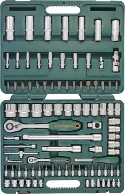 Набор торцевых головок 1/4"DR 4-14 мм и 1/2"DR 10-32 мм, 94 предмета Jonnesway S04H52494S ― JONNESWAY