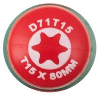 Отвертка "ANTI-SLIP GRIP" TORX® T15 4х80х170 мм Jonnesway D71T15